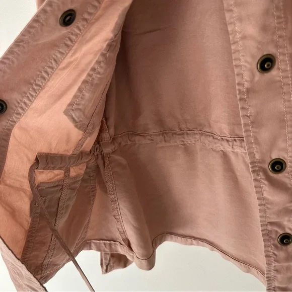 Sanctuary Utility Jacket Womens Small Pink Lightweight Button Front - Picture 6 of 8
